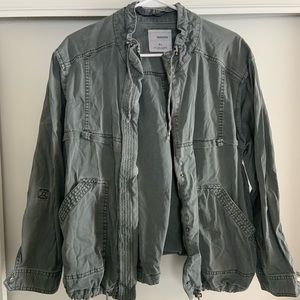 Gray Cargo Jacket